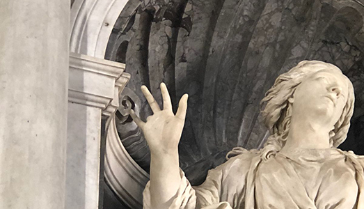 Bernini, la Santa e un dito mozzato