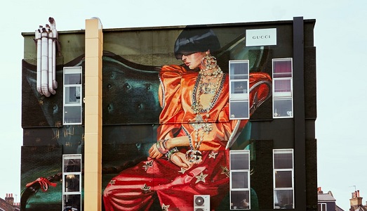 Gucci e la street art. A Londra, il nuovo murale firmato Ignasi Monreal