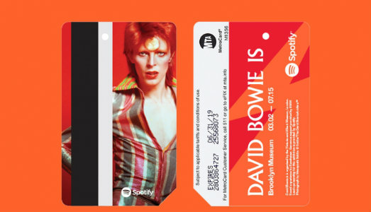 La metropolitana di New York e Spotify omaggiano David Bowie, con i ticket da collezione