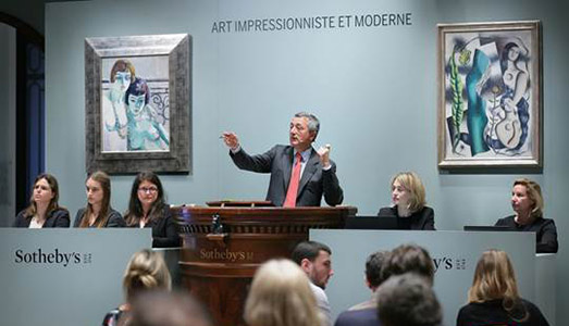 Sotheby’s a Parigi e il successo della carta