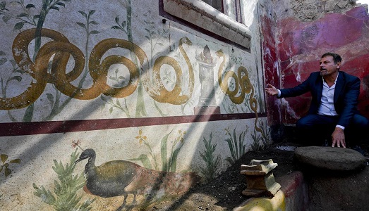 A Pompei scoperta la “casa del giardino incantato”
