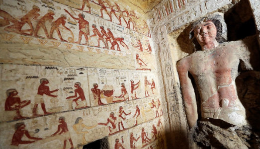 Scoperta in Egitto la tomba di un alto sacerdote, perfettamente conservata dopo 4mila anni