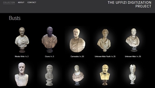 La collezione degli Uffizi in 3D, grazie all’Università dell’Indiana