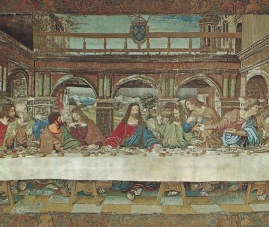 Il Cenacolo di Leonardo per il Re Francesco I. Un capolavoro in oro e seta
