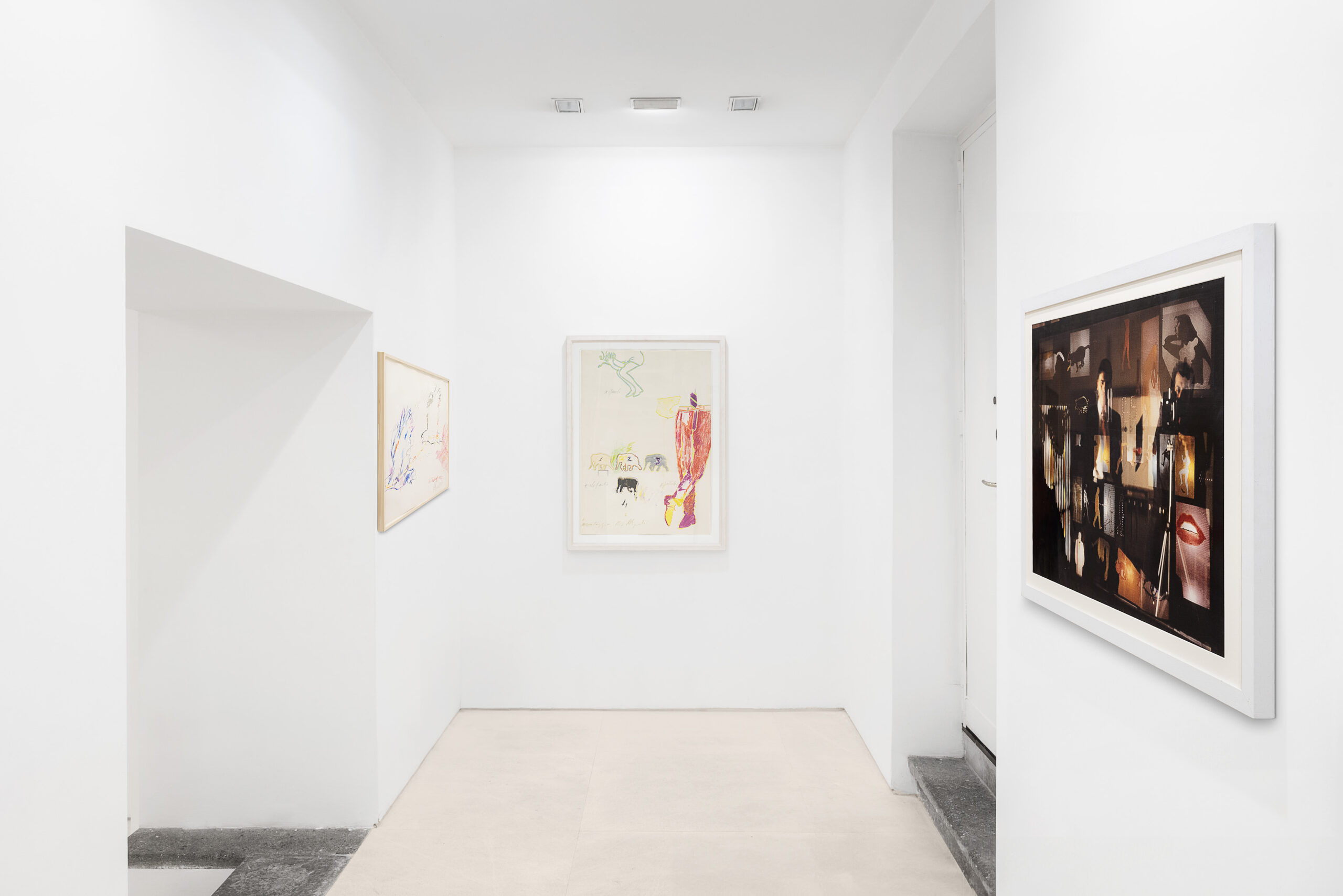 Umberto Bignardi, Di nuovo a Roma, veduta della mostra, Galleria Valentina Bonomo, Roma, 2023 - 2024 © Christian Rizzo