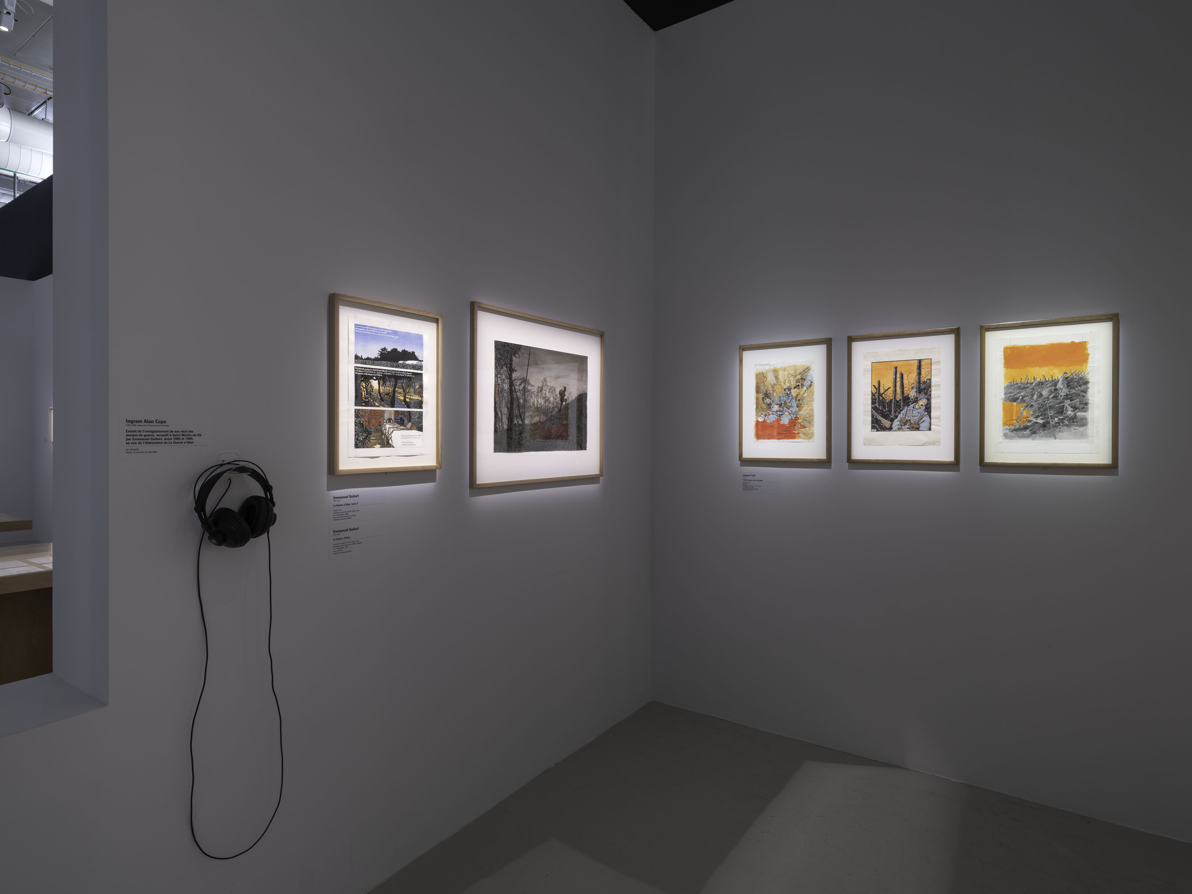 La BD à tous les étages, veduta della mostra, Centre Pompidou, Parigi, 2024, ph. Audrey Laurans