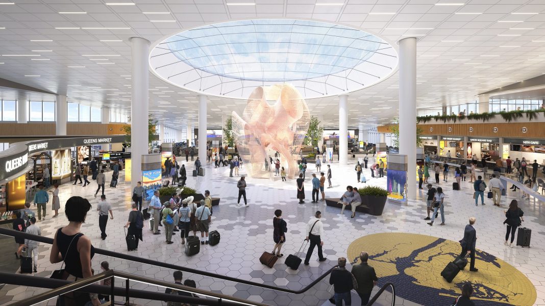 Terminal 6, Aeroporto JFK New York, rendering