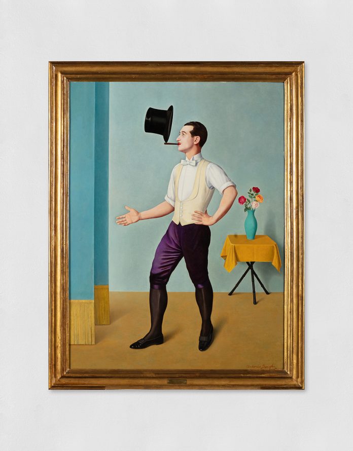 Antonio Donghi Il Giocoliere, 1936 olio su tela, 116 x 86,50 cm UniCredit Art Collection foto © Sebastiano Pellion di Persano Copyright © ANTONIO DONGHI, by SIAE 2024