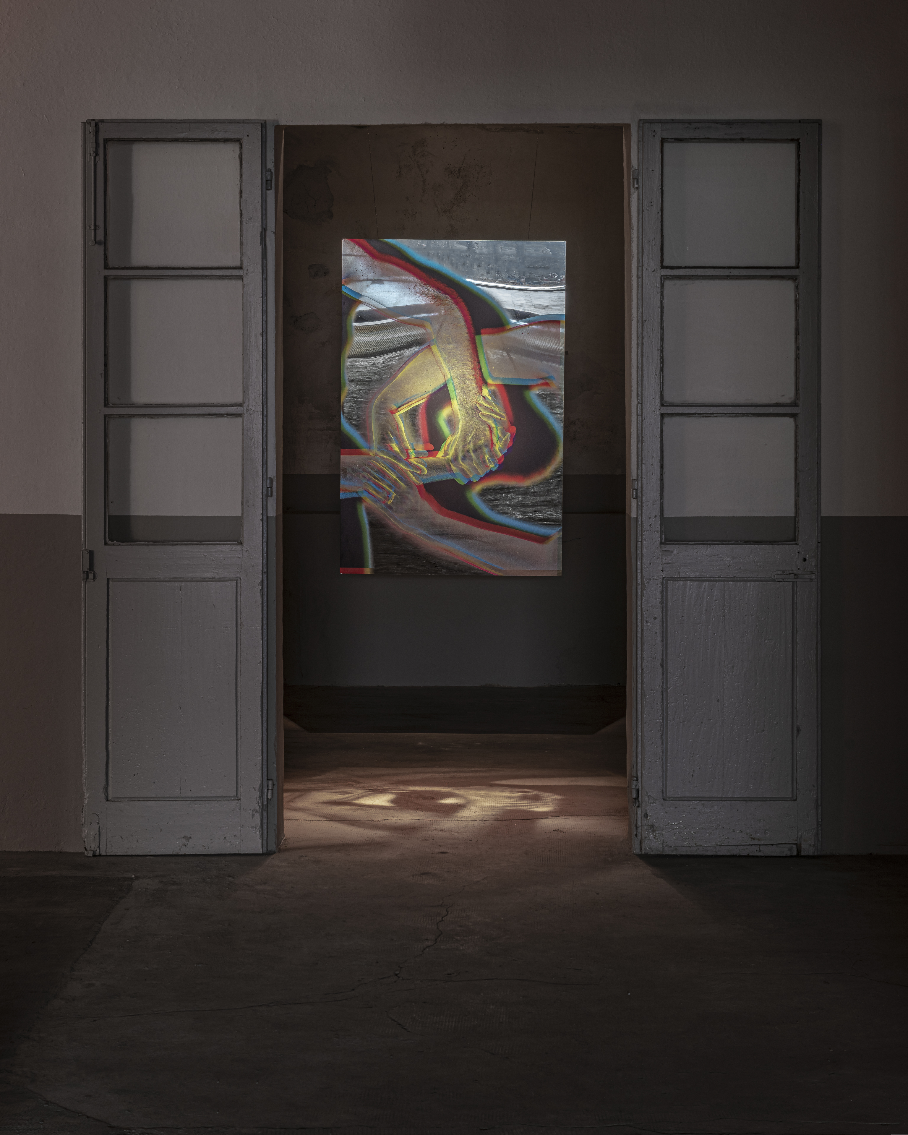 Patrick Tuttofuoco, Time Capsule, 2021. Installation view at PALAZZOIRREALE. Courtesy the artist and PALAZZOIRREALE, ph. credits Flavio Pescatori