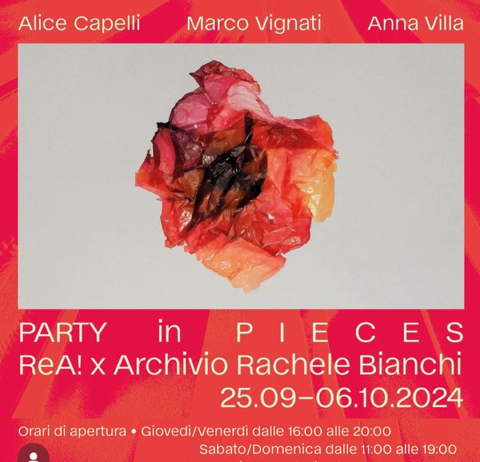 Alice Capelli / Marco Vignati / Anna Villa – Party in pieces