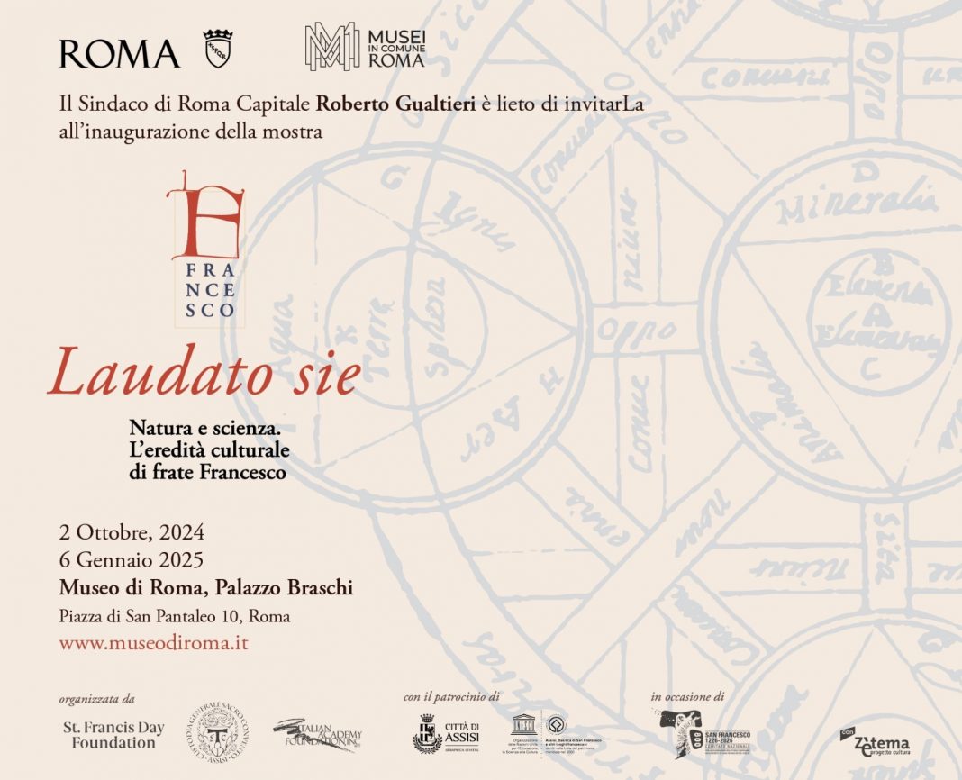 Laudato Sie: Natura e Scienza. L’eredità culturale di frate Francescohttps://www.exibart.com/repository/media/2024/10/LOCANDINA-MOSTRA-LAUDATO-SIE-MUSEO-DI-ROMA-PALAZZO-BRASCHI-2-OTTOBRE-2024-6-GENNAIO-2025_-1068x866.jpg