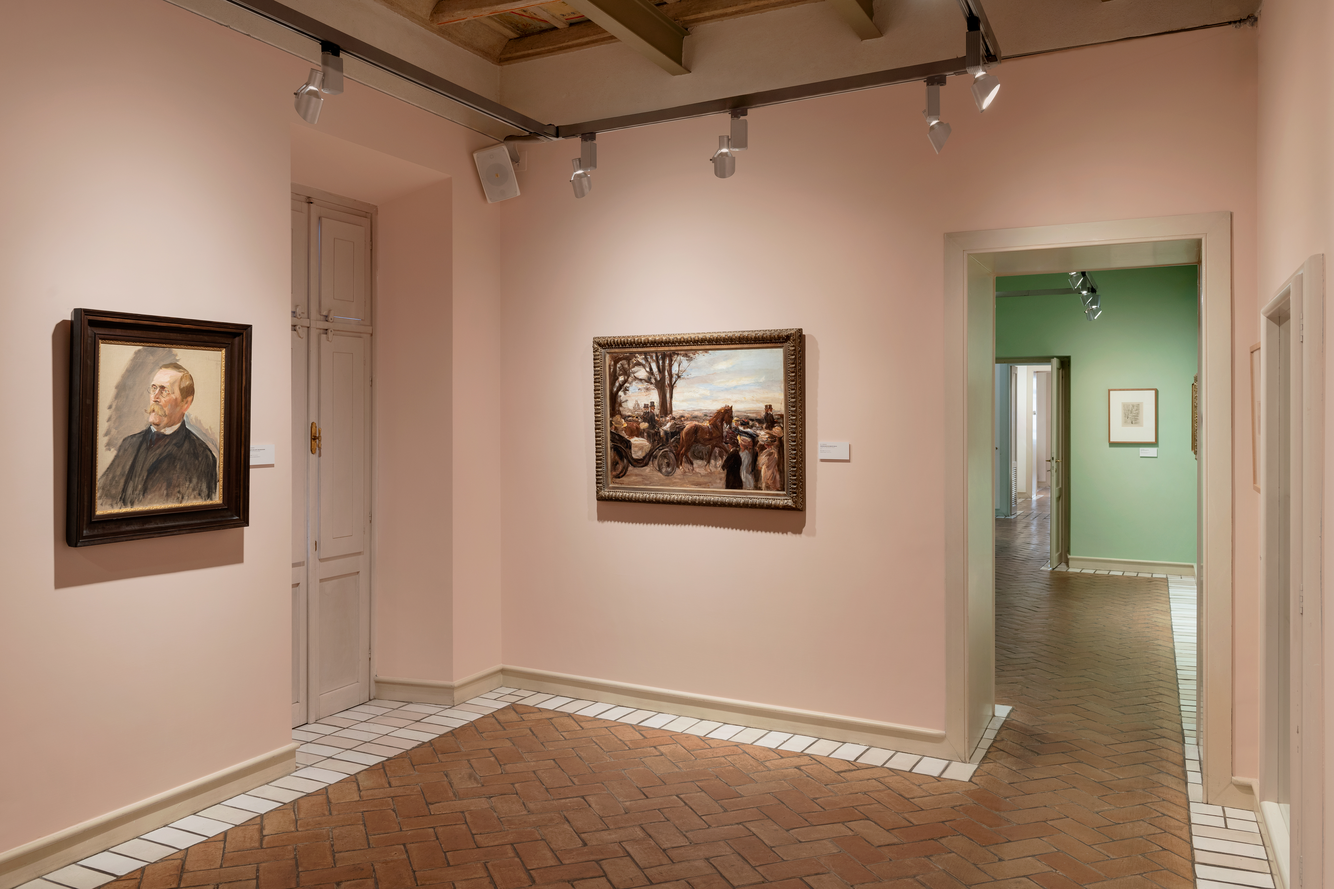 Max Liebermann, veduta della mostra, Casa Di Goethe, Roma, 2024