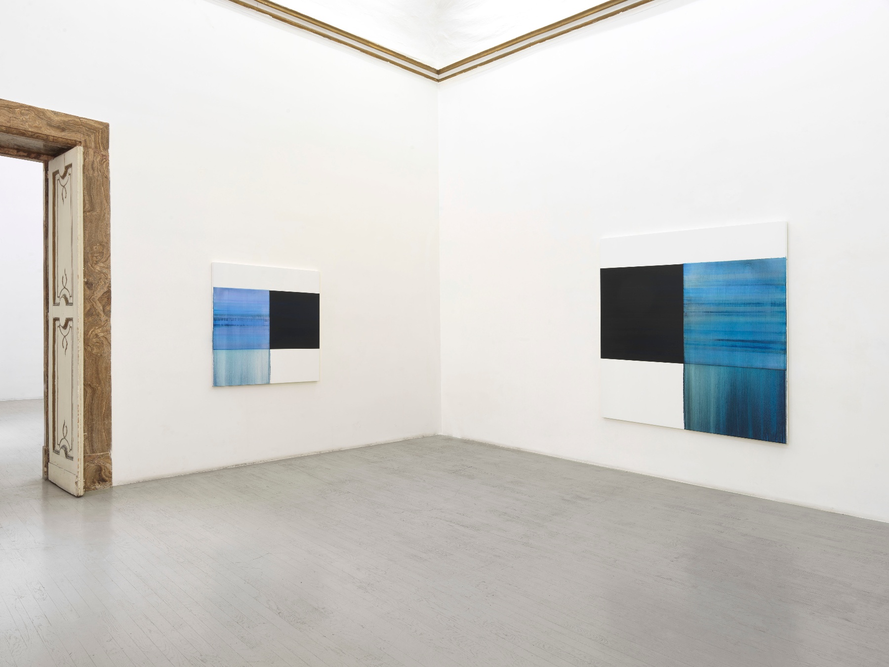 Callum Innes, veduta della mostra, Galleria Alfonso Artiaco, Napoli, 2024