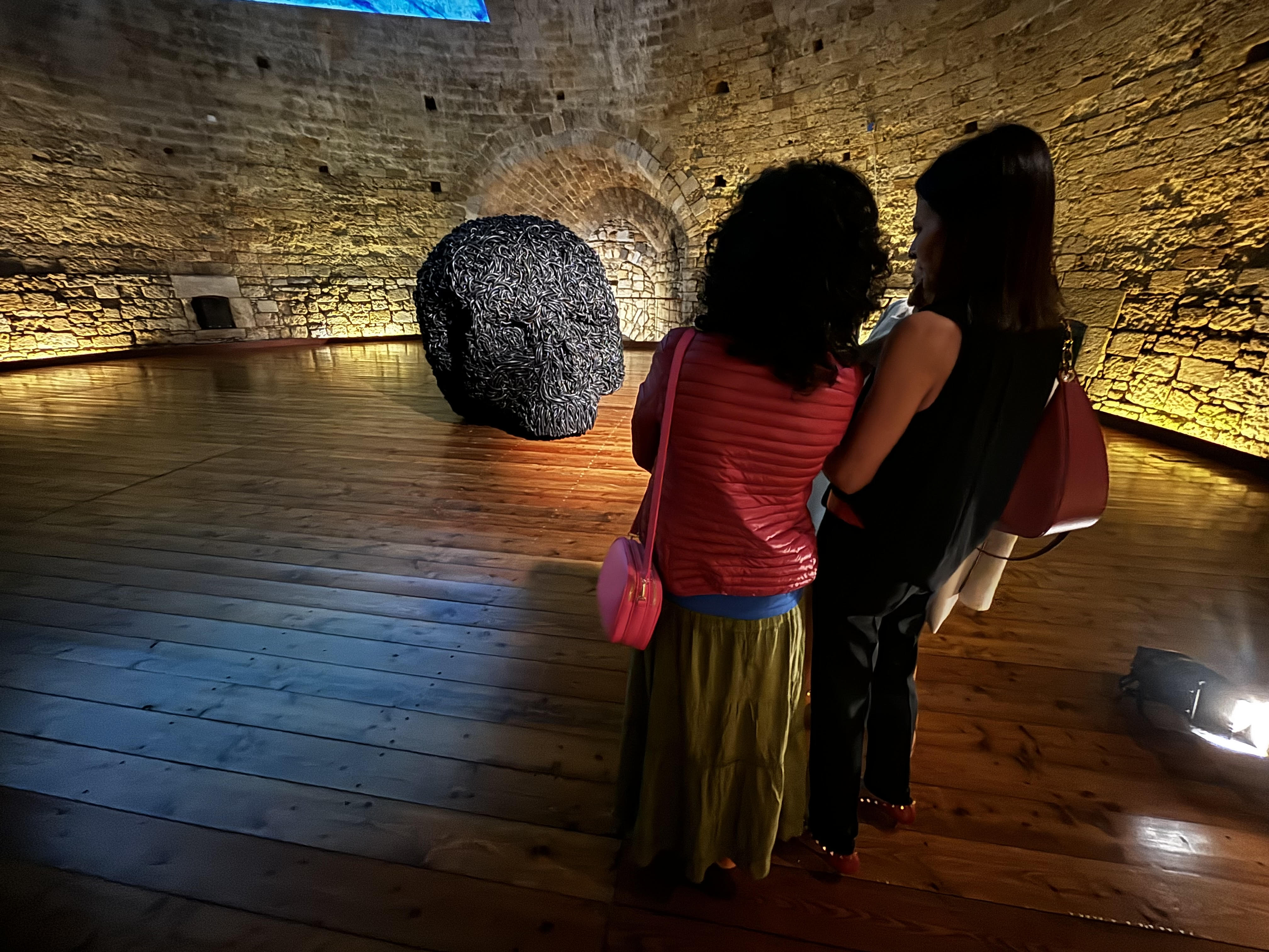 , Cornerstones, veduta della mostra al Castello di Barletta, 2024