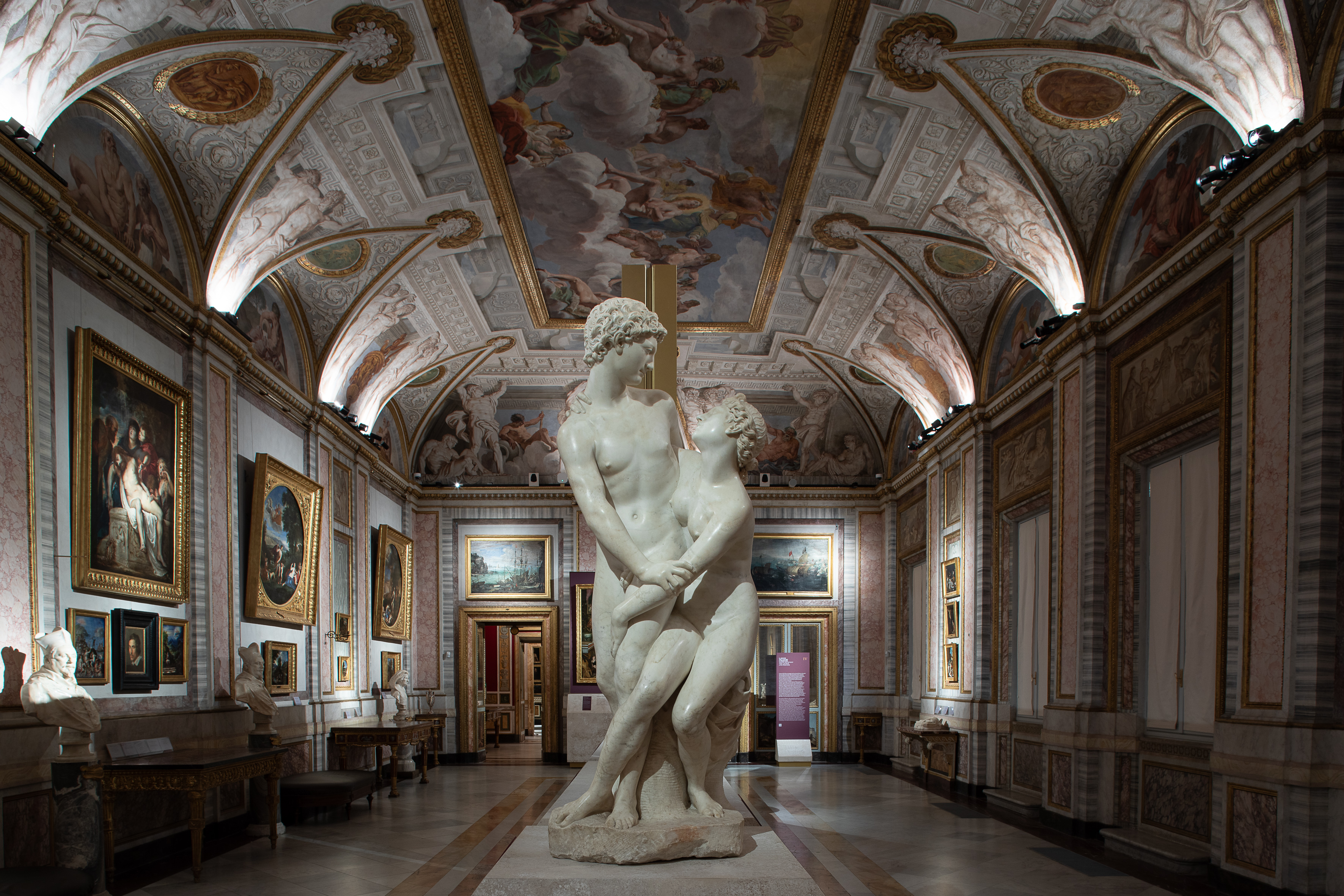 Poesia e pittura nel Seicento. Giovan Battista Marino e la meravigliosa passione. veduta della mostra¸ Galleria Borghese, Roma