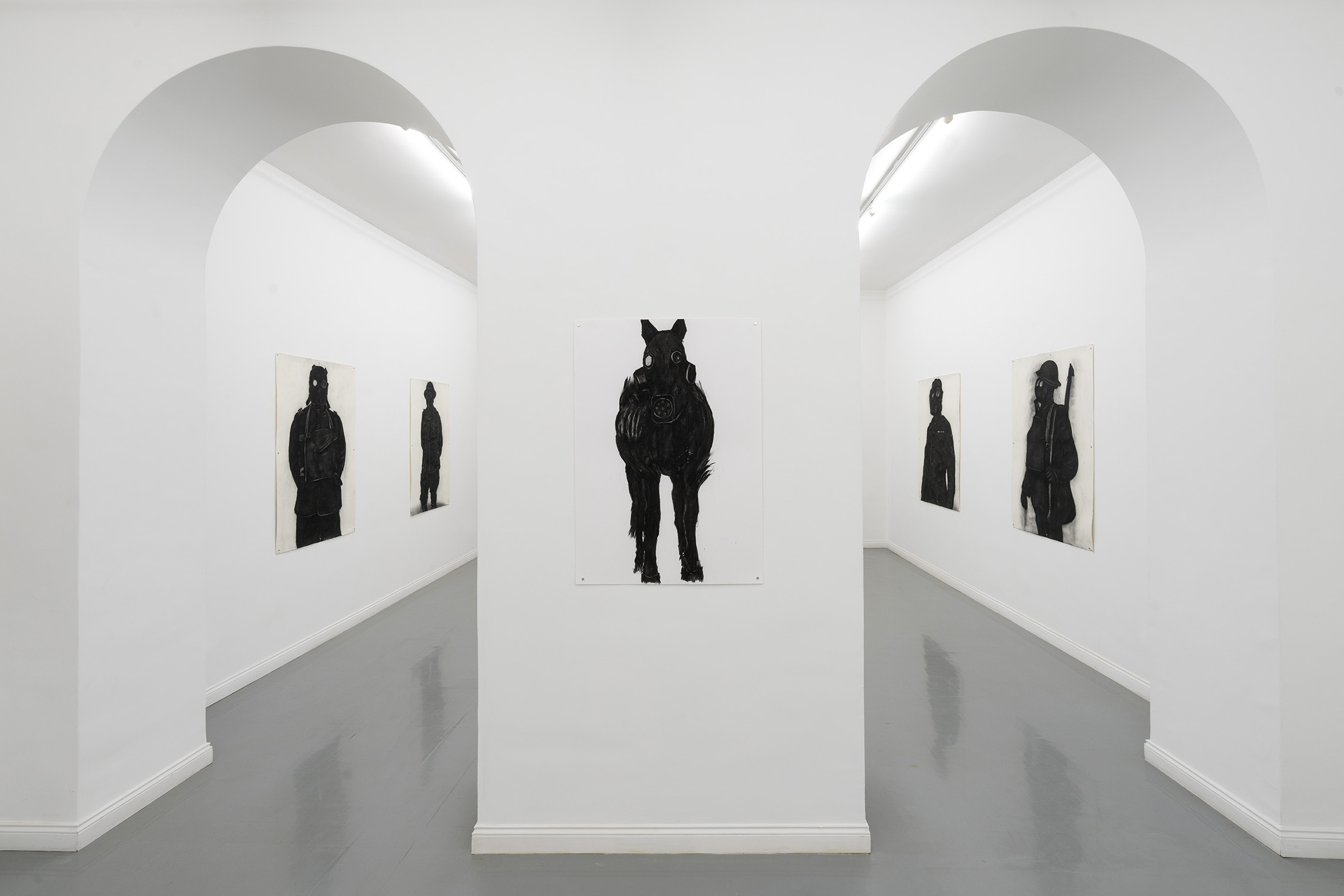 Felix Shumba, a following year, 2024, veduta della mostra, Galleria Fonti, Napoli. Photo Amedeo Benestante, C.sy the Artist and Galleria Fonti, Napoli