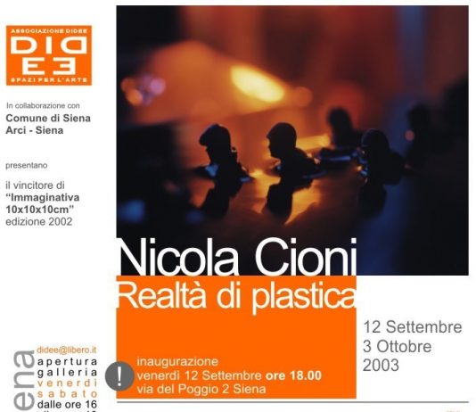 Nicola Cioni – Realtà di plastica