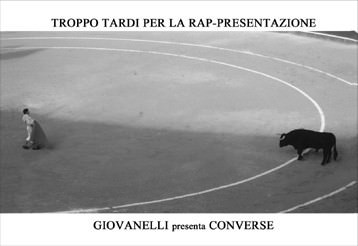 Jean Pierre Giovanelli – Troppo tardi per la rap-presentazione