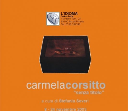 Carmela Corsitto – Senza titolo