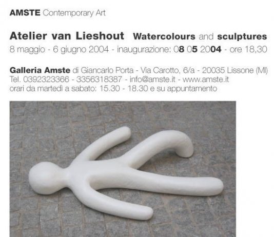 Atelier Van Lieshout – Watercolours and sculptures