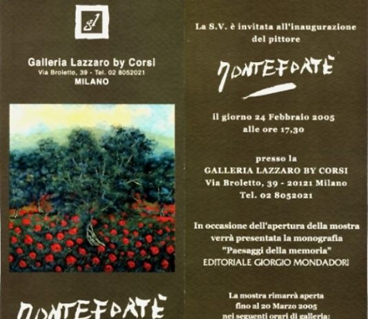 Domenico Monteforte – Paesaggi della memoria