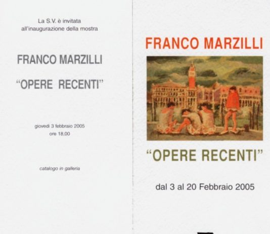 Franco Marzilli – Opere recenti