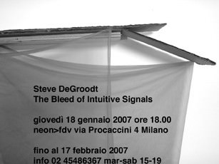 Steve DeGroodt – The Bleed of Intuitive Signals