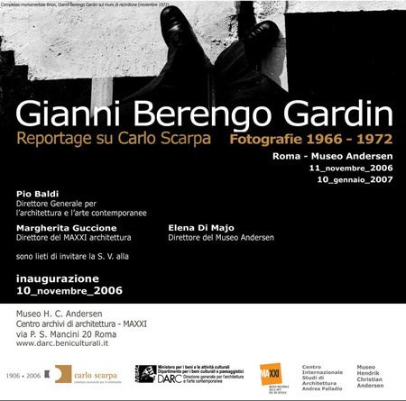 Gianni Berengo Gardin – Reportage su Carlo Scarpa
