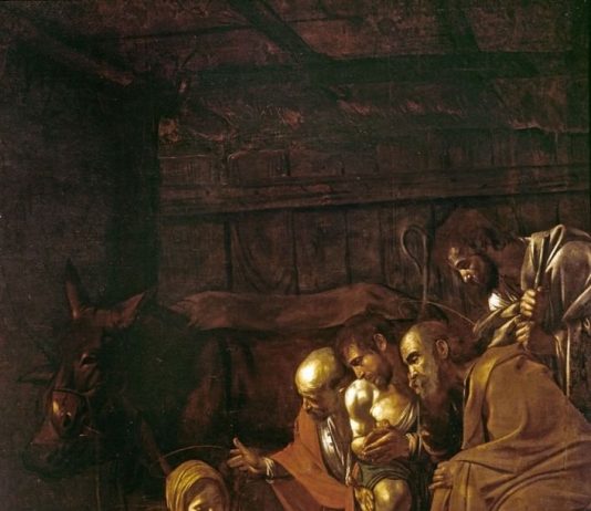 Caravaggio – L’Adorazione dei pastori