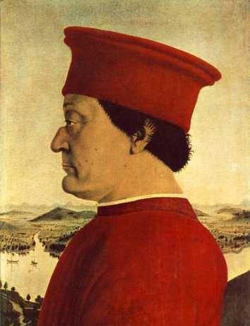 Federico di Montefeltro Battista Sforza Elisabetta Gonzaga