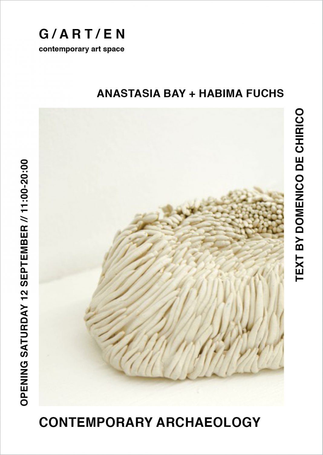 Anastasia Bay / Habima Fuchs – Contemporary Archaeologyhttps://www.exibart.com/repository/media/formidable/11/00_Flyer_Fuchs-1068x1505.jpg