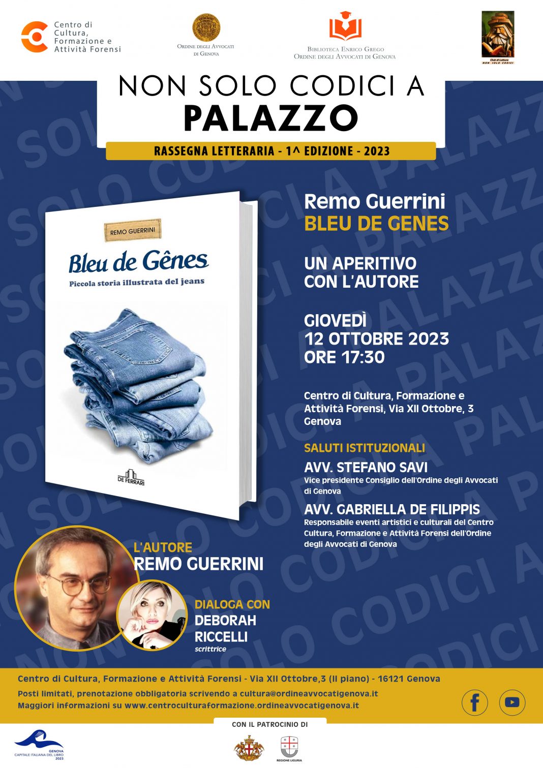 Non solo Codici a Palazzo. Un aperitivo con l’autore Remo Guerrinihttps://www.exibart.com/repository/media/formidable/11/img/0e6/Non-solo-codici-a-Palazzo-12-ottobre-Remo-Guerrini-1068x1511.jpg