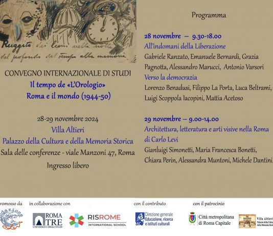 Convegno Internazionale di Studi Il tempo de «L’Orologio» – Roma e il mondo