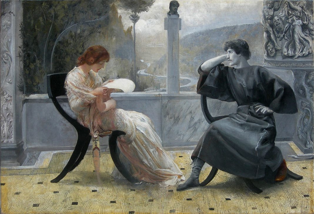 La Società In Arte Libertas (1886 -1903)https://www.exibart.com/repository/media/formidable/11/img/4f3/giulio-aristide-sartorio-la-lettura-o-catullo-e-clodia-1068x728.jpg