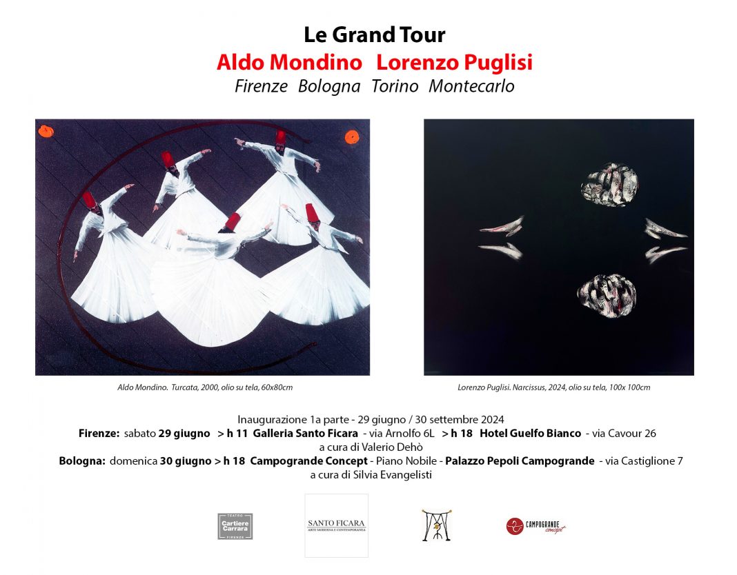 Aldo Mondino / Lorenzo Puglisi – Le Grand Tourhttps://www.exibart.com/repository/media/formidable/11/img/512/Invito-Aldo-Mondino-Lorenzo-Puglisi-1068x834.jpeg