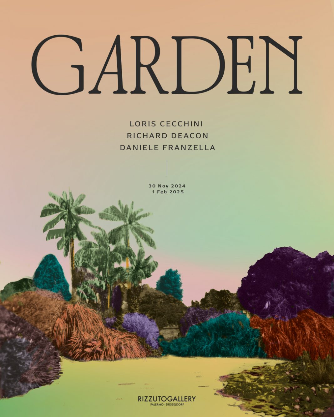 Loris Cecchini / Richard Deacon / Daniele Franzella – GARDENhttps://www.exibart.com/repository/media/formidable/11/img/57b/GARDEN_POST1080X1350-1068x1335.jpg