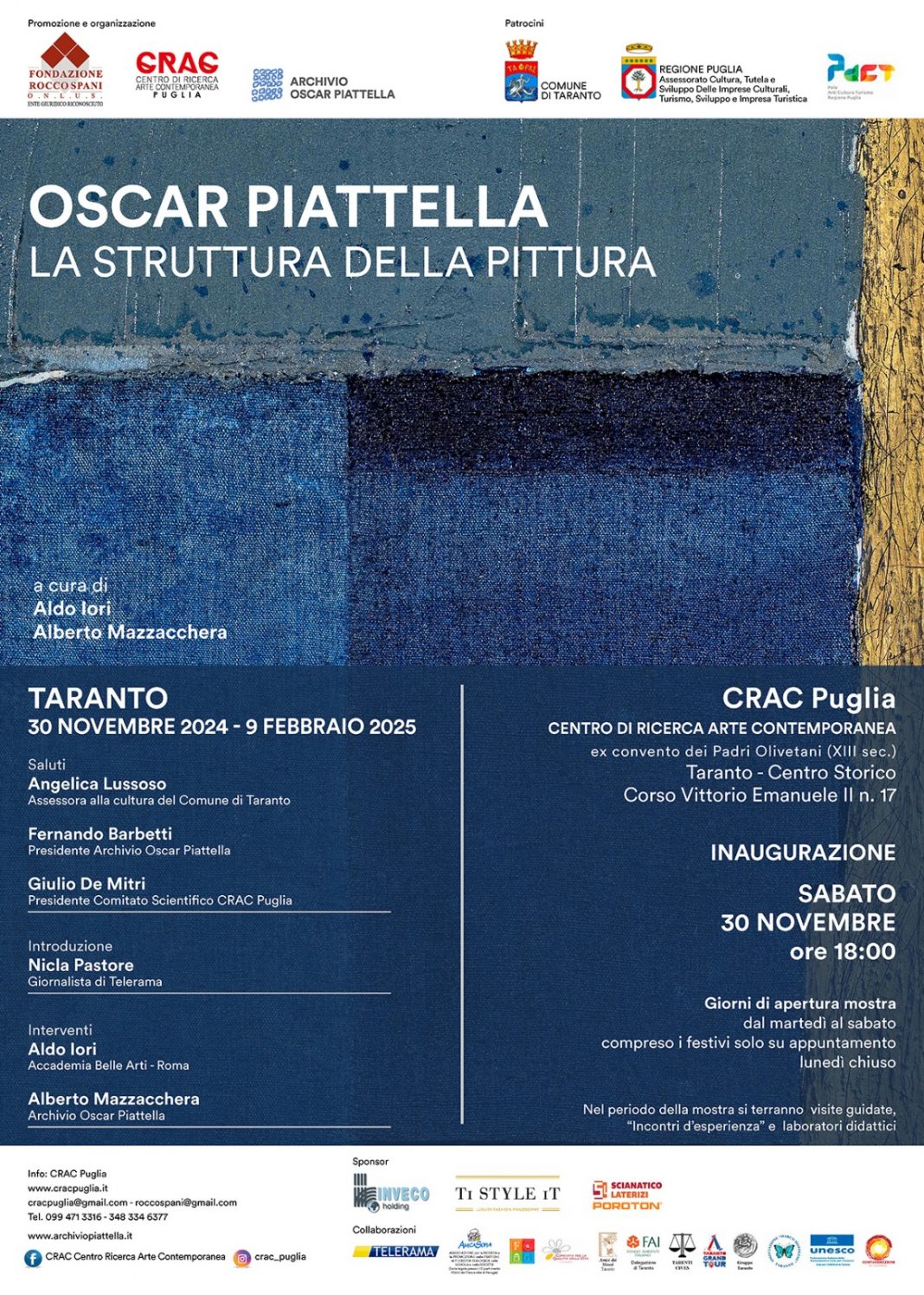 OSCAR PIATTELLA. LA STRUTTURA DELLA PITTURAhttps://www.exibart.com/repository/media/formidable/11/img/5f9/manifesto-Piattella-1068x1496.jpeg