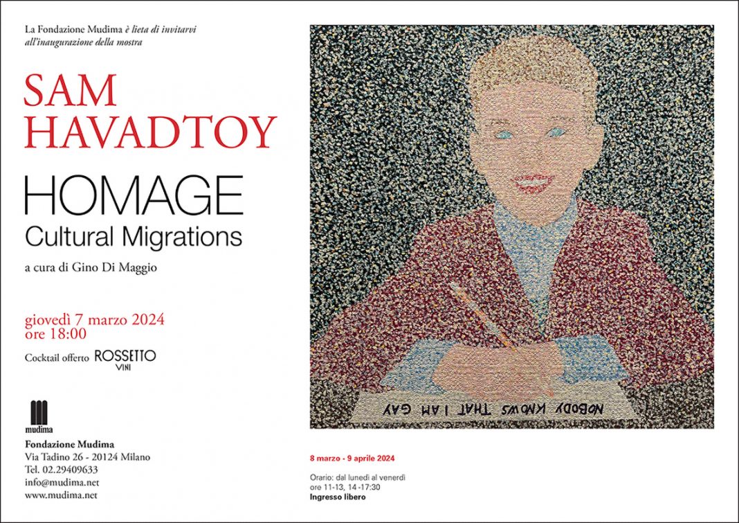 SAM HAVADTOY – HOMAGE Cultural Migrations / Migrazioni Culturalihttps://www.exibart.com/repository/media/formidable/11/img/61d/INVITO_SAM_IT-copia-2-1068x755.jpg