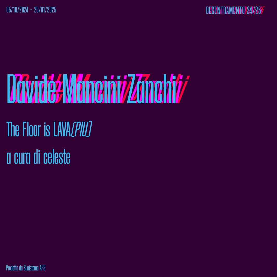 Davide Mancini Zanchi – THE FLOOR IS LAVA(PIU)https://www.exibart.com/repository/media/formidable/11/img/705/Davide-Mancini-Zanchi_The_Floor_is-LAVAPIU_2-1068x1068.jpg