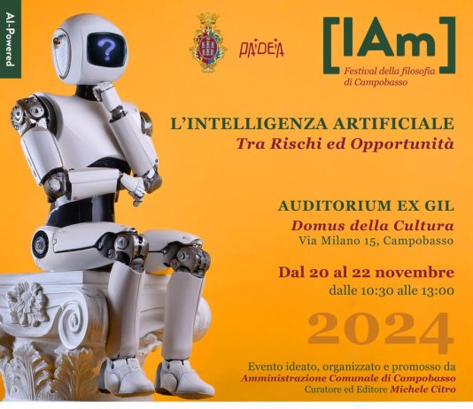 I° Festival della Filosofia di Campobasso. L’Intelligenza Artificiale tra Rischi ed Opportunità