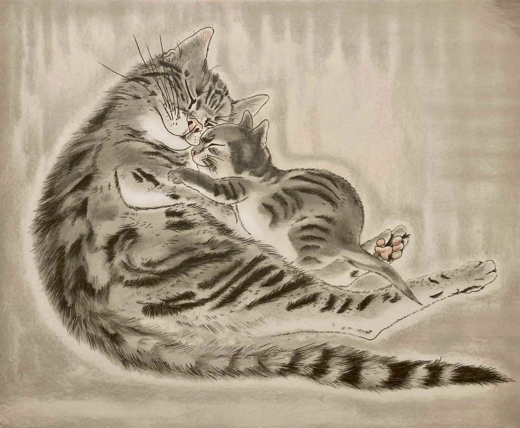 Gatti e altri felinihttps://www.exibart.com/repository/media/formidable/11/img/79e/foujita_chatte-1068x879.jpg