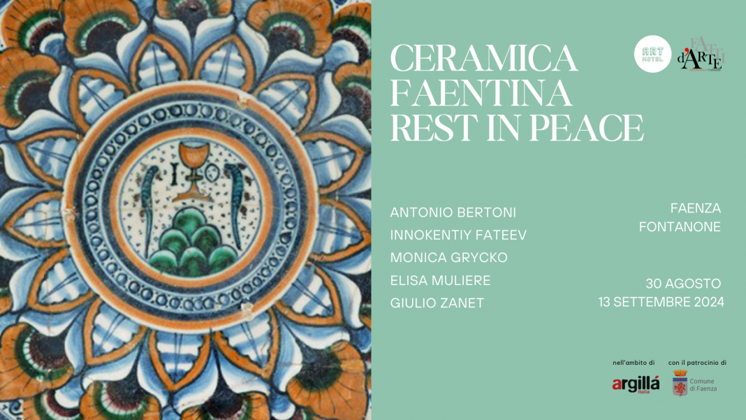 CERAMICA R.I.P – rest in peacehttps://www.exibart.com/repository/media/formidable/11/img/7cd/COVER-EVENTO-FB_Ceramica-Faentina-Rest-in-Peace-1068x601.png