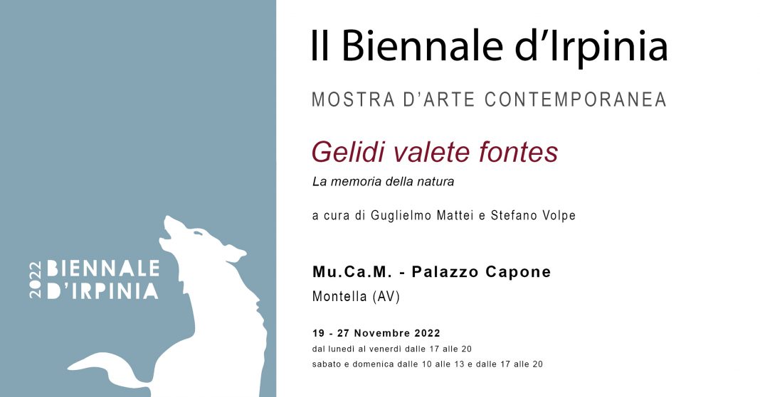 Biennale d’Irpinia | Gelidi Valete Fonteshttps://www.exibart.com/repository/media/formidable/11/img/8e3/Biennale-Irpinia_Banner-1068x559.jpg
