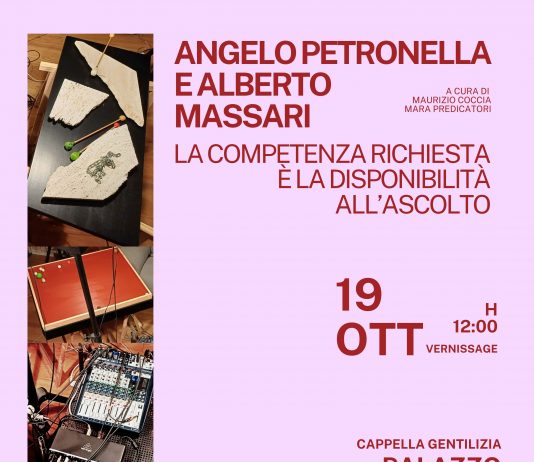 Angelo Petronella / Alberto Massari – La competenza richiesta è la disponibilità all’ascolto