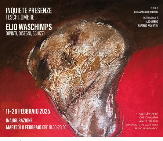 Elio Waschimps – Inquiete presenze. Teschi, ombre