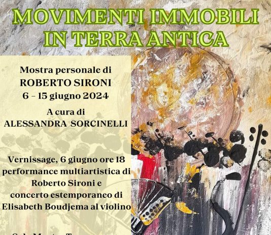 Roberto Sironi – Movimenti immobili in terra antica