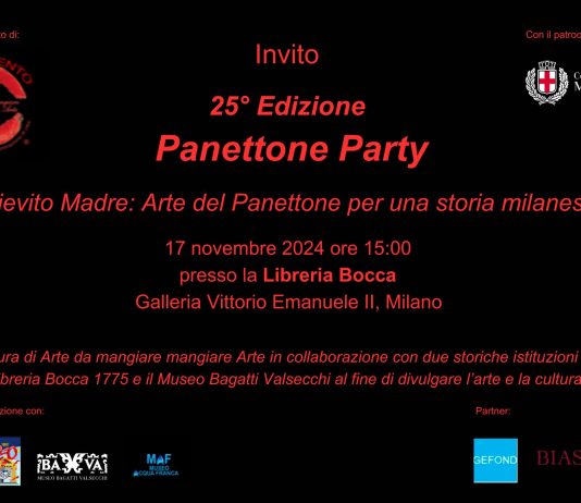 Panettone Party! | 25 ed. Mostra di libri d’artista – Lievito madre – arte del panettone per un astoria milanese