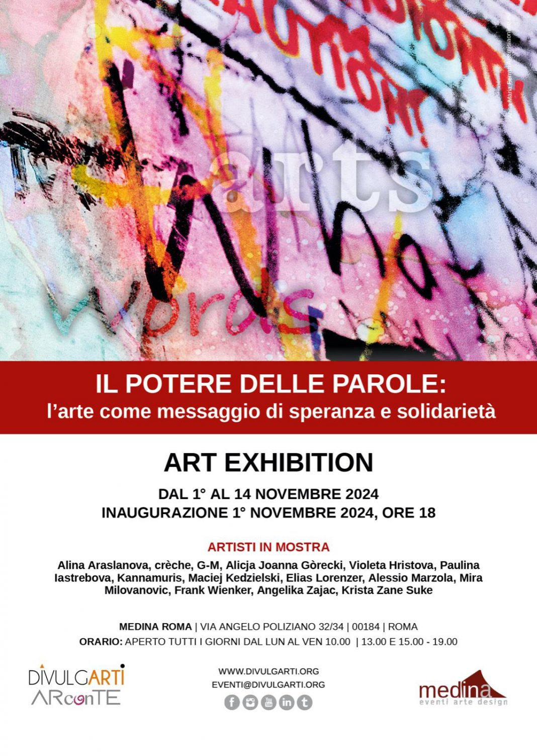 Il Potere delle Parole: l’arte come messaggio di speranza e solidarietàhttps://www.exibart.com/repository/media/formidable/11/img/d56/Locandina-min-1068x1503.jpeg