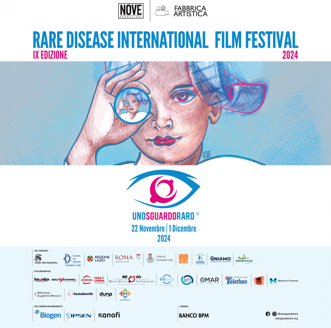 Uno Sguardo Raro – Rare Disease International Film Festival (RDIFF)https://www.exibart.com/repository/media/formidable/11/img/d65/LOCANDINA-1-1068x1060.png