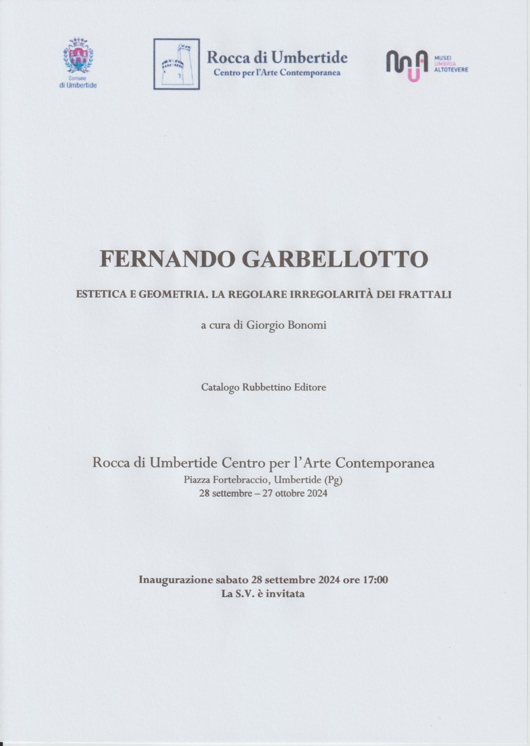 Estetica e geometria. La regolare irregolarità dei frattali. Opere di Fernando Garbellottohttps://www.exibart.com/repository/media/formidable/11/img/da6/Invito-1068x1502.jpg